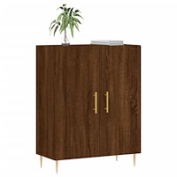 vidaXL Skänk brun ek 69,5x34x90 cm konstruerat trä