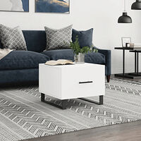 vidaXL Soffbord svart 50x50x40 cm konstruerat trä