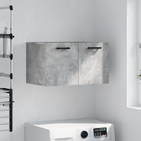 vidaXL Väggskåp betonggrå 60x36,5x35 cm konstruerat trä