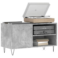 vidaXL Stereobänk betonggrå 85x38x48 cm konstruerat trä