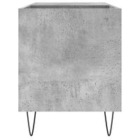 vidaXL Stereobänk betonggrå 85x38x48 cm konstruerat trä