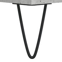 vidaXL Stereobänk betonggrå 85x38x48 cm konstruerat trä