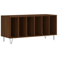 vidaXL Stereobänk brun ek 100x38x48 cm konstruerat trä