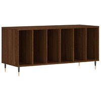 vidaXL Stereobänk brun ek 100x38x48 cm konstruerat trä