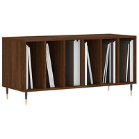 vidaXL Stereobänk brun ek 100x38x48 cm konstruerat trä