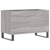 vidaXL Stereobänk grå sonoma 74,5x38x48 cm konstruerat trä