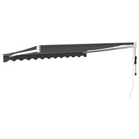 vidaXL Automatisk infällbar markis antracit 3x2,5 m