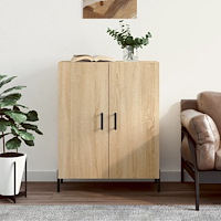 vidaXL Skänk sonoma-ek 69,5x34x90 cm konstruerat trä