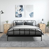 vidaXL Sängbord 2 st sonoma-ek 40x42x60 cm konstruerat trä