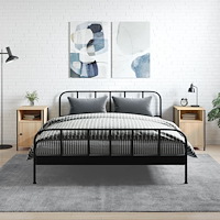 vidaXL Sängbord 2 st sonoma-ek 40x42x60 cm konstruerat trä