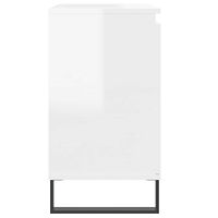 vidaXL Badrumsskåp vit högglans 58x33x60 cm konstruerat trä