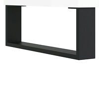 vidaXL Badrumsskåp vit högglans 58x33x60 cm konstruerat trä