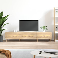vidaXL Tv-bänk sonoma ek 150x36x30 cm konstruerat trä