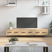vidaXL Tv-bänk sonoma ek 150x36x30 cm konstruerat trä
