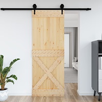 vidaXL Dörr NARVIK 85x210 cm massiv furu