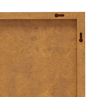 vidaXL Väggdekoration 105x55 cm rosttrögt stål palmdesign