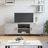 vidaXL Tv-bänk betonggrå 150x30x50 cm konstruerat trä