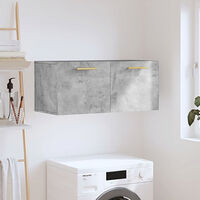 vidaXL Väggskåp betonggrå 80x36,5x35 cm konstruerat trä
