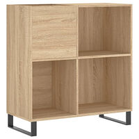 vidaXL Stereobänk sonoma-ek 84,5x38x89 cm konstruerat trä