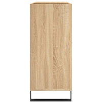 vidaXL Stereobänk sonoma-ek 84,5x38x89 cm konstruerat trä