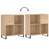 vidaXL Stereobänk sonoma-ek 84,5x38x89 cm konstruerat trä