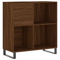 vidaXL Stereobänk brun ek 84,5x38x89 cm konstruerat trä