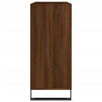 vidaXL Stereobänk brun ek 84,5x38x89 cm konstruerat trä