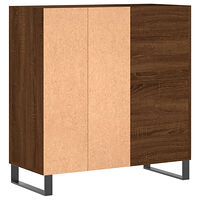 vidaXL Stereobänk brun ek 84,5x38x89 cm konstruerat trä