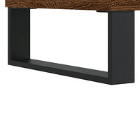 vidaXL Stereobänk brun ek 84,5x38x89 cm konstruerat trä