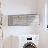 vidaXL Väggskåp grå sonoma 100x36,5x35 cm konstruerat trä