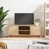 vidaXL Tv-bänk sonoma ek 102x30x37,5 cm konstruerat trä