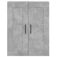 vidaXL Högskåp betonggrå 69,5x34x180 cm konstruerat trä