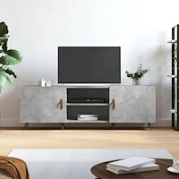 vidaXL Tv-bänk betonggrå 150x30x50 cm konstruerat trä