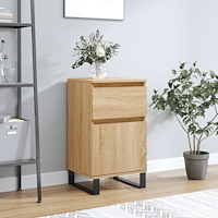 vidaXL Byrå sonoma-ek 40x35x70 cm konstruerat trä