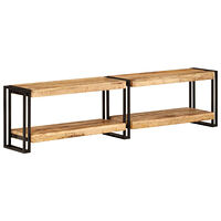 vidaXL Tv-bänk 160x30x40 cm massivt mangoträ