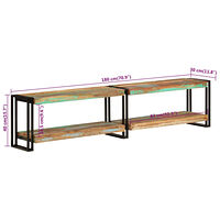 vidaXL Tv-bänk 180x30x40 cm massivt återvunnet trä
