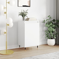 vidaXL Byrå vit 40x35x70 cm konstruerat trä
