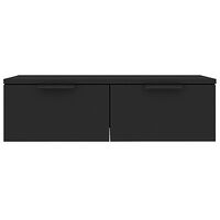 vidaXL Väggskåp svart 68x30x20 cm konstruerat trä