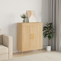 vidaXL Skänk sonoma-ek 69,5x34x90 cm konstruerat trä
