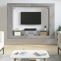 vidaXL Tv-hylla sonoma-ek 152x22x113 cm konstruerat trä