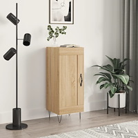 vidaXL Skänk sonoma-ek 34,5x34x90 cm konstruerat trä