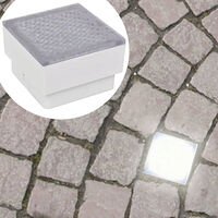 vidaXL Markbelysning 2 st LED 100 x 100 x 68 cm