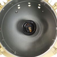 vidaXL Golvlampa massivt mangoträ 97 cm