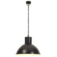 vidaXL Hänglampa industriell 25 W svart rund 48 cm E27