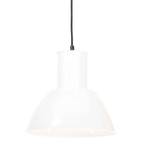 vidaXL Hänglampa 25 W vit rund 28,5 cm E27