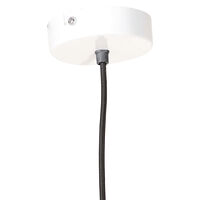 vidaXL Hänglampa 25 W vit rund 28,5 cm E27