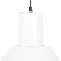 vidaXL Hänglampa 25 W vit rund 28,5 cm E27