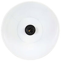 vidaXL Hänglampa 25 W vit rund 28,5 cm E27
