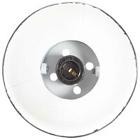 vidaXL Skrivbordslampa industriell svart rund 58x18x90 cm E27