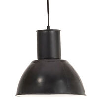 vidaXL Hänglampa industriell 25 W svart rund 28,5 cm E27